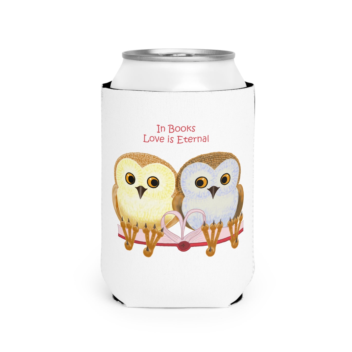 In Books Love Is Eternal Can Cooler Sleeve