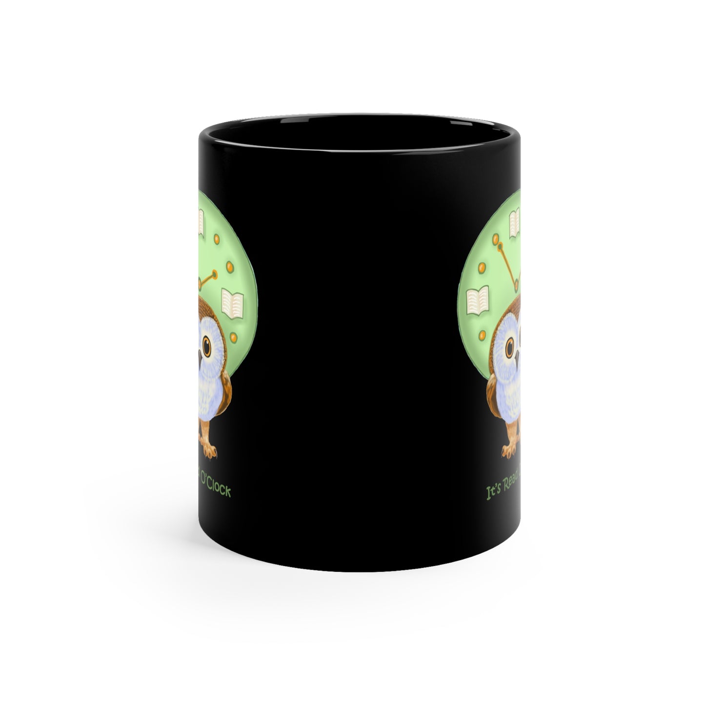 It’s Read O’Clock 11oz Black Mug