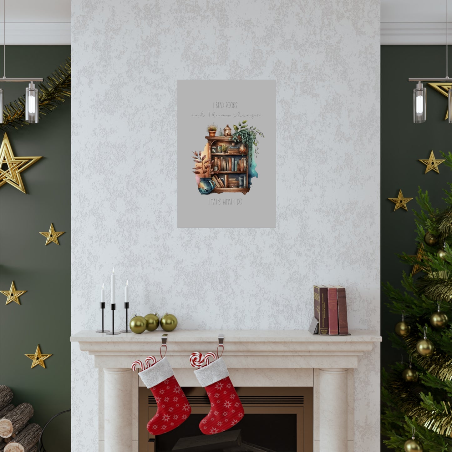 Premium Matte Vertical Posters “I read books and I know things. That’s what I do.”