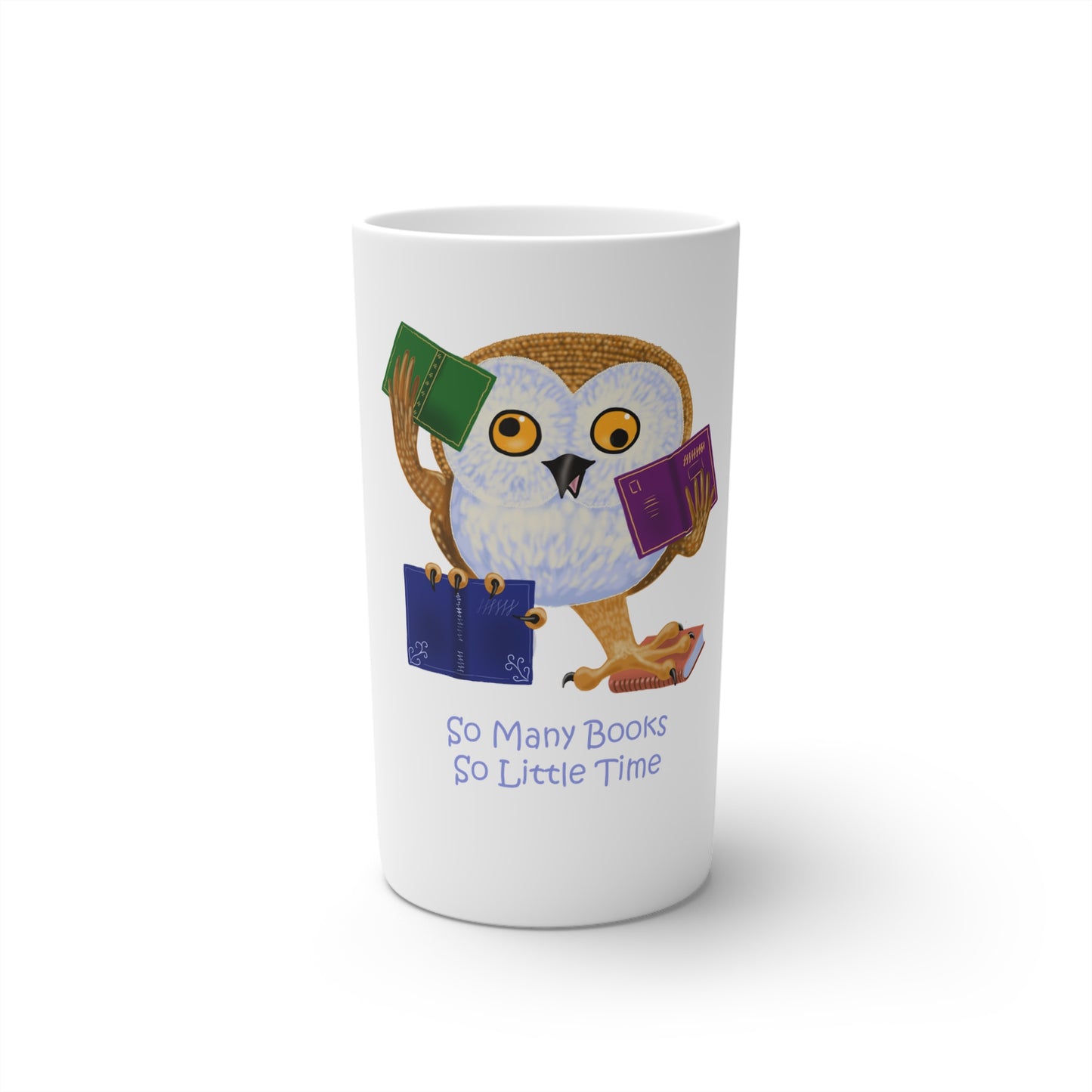 So Many Books So Little Time Conical Coffee Mugs (3oz, 8oz, 12oz)