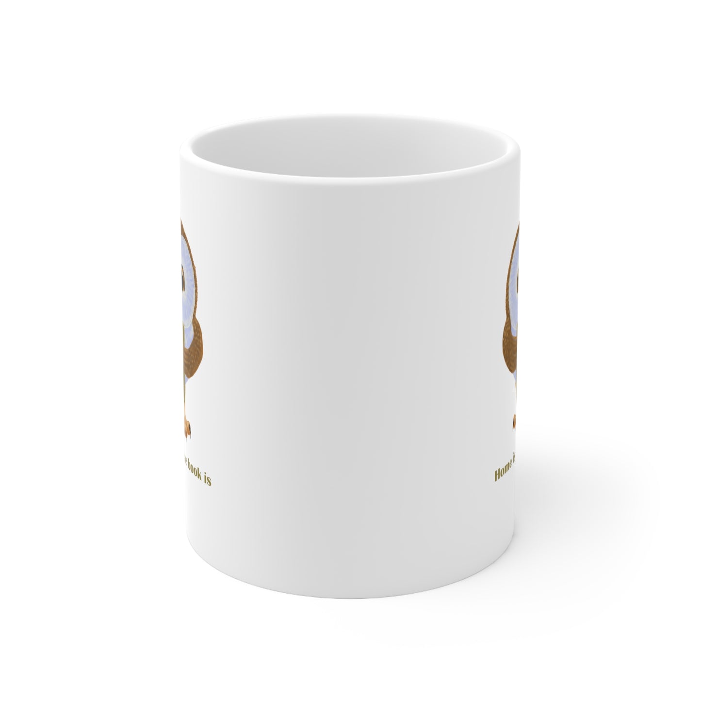 Home is Where the Book Is Ceramic Mug 11oz