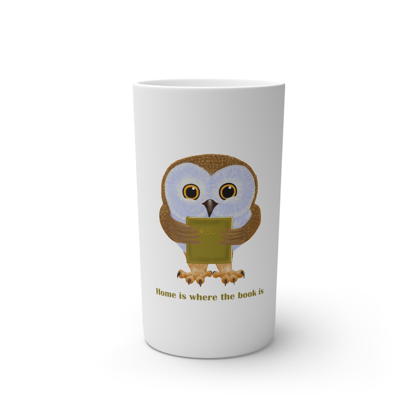 Home Is Where the Book Is Conical Coffee Mugs (3oz, 8oz, 12oz)