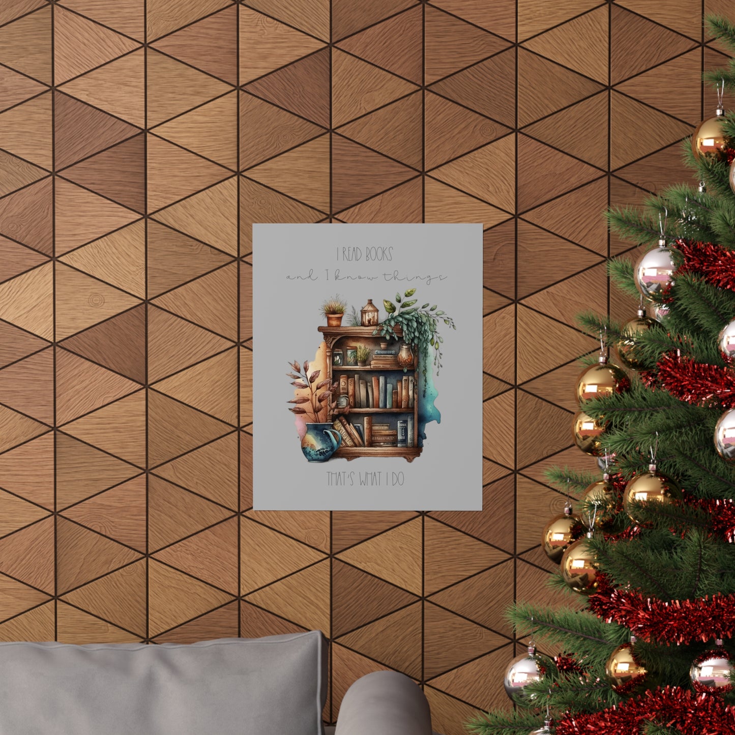 Premium Matte Vertical Posters “I read books and I know things. That’s what I do.”