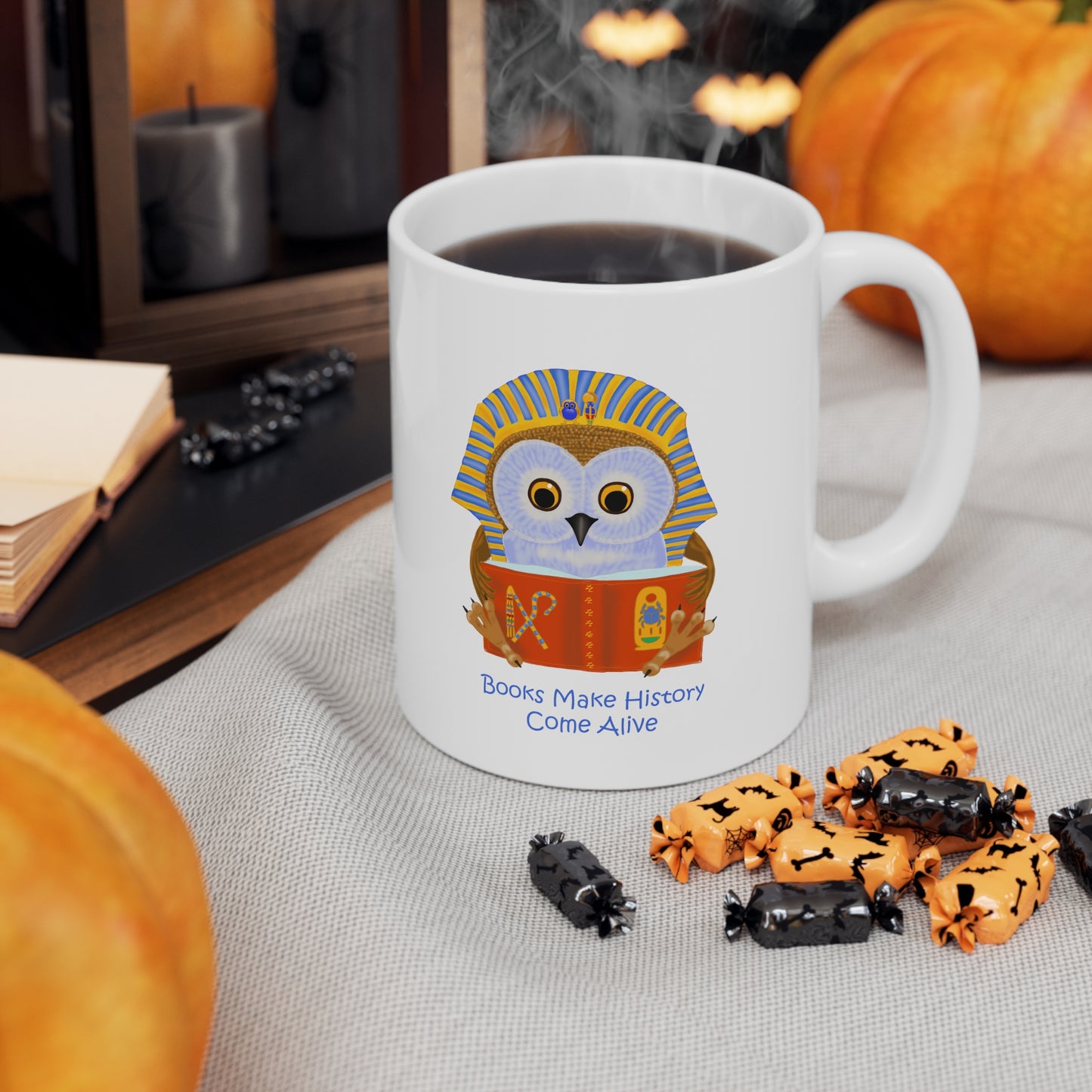 Books make history come alive Ceramic Mug 11oz