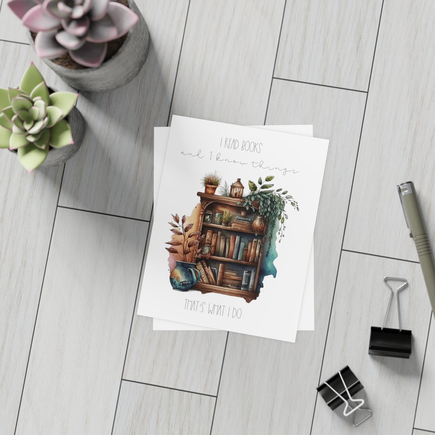 Postcard Bundles (envelopes included) “I read books and I know things. That’s what I do.”