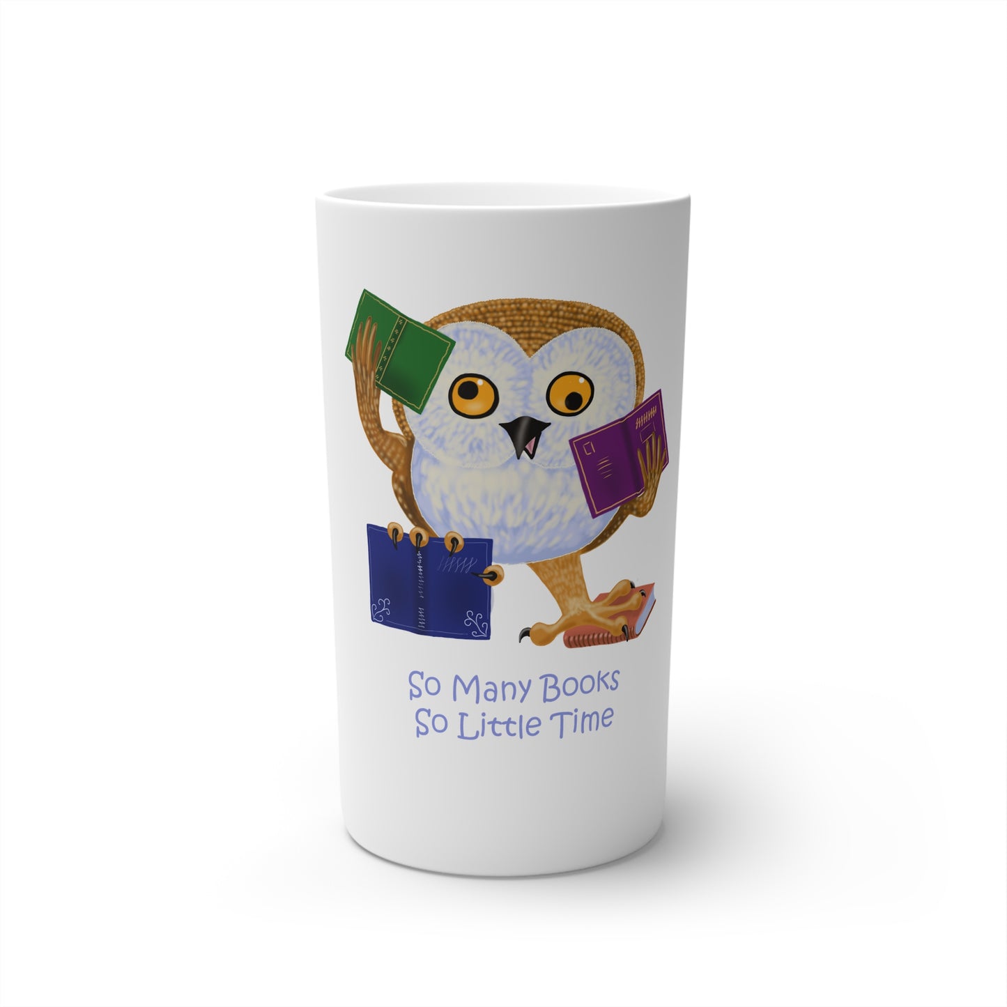 So Many Books So Little Time Conical Coffee Mugs (3oz, 8oz, 12oz)