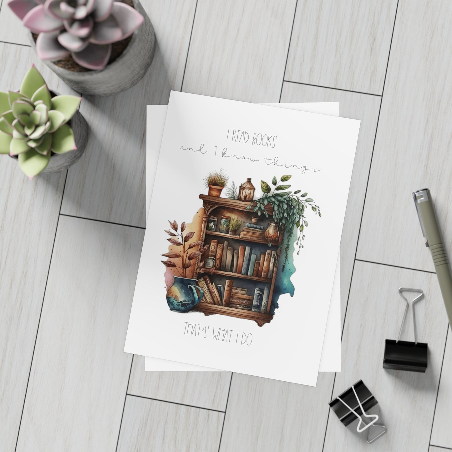 Postcard Bundles (envelopes included) “I read books and I know things. That’s what I do.”