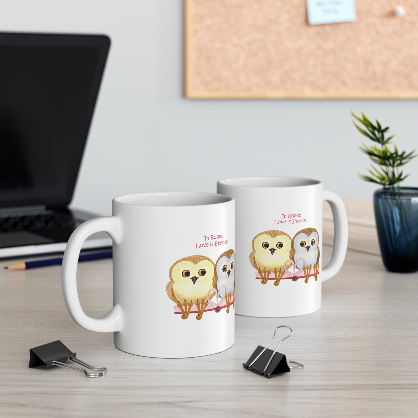 In Books Love Is Eternal Ceramic Mug 11oz