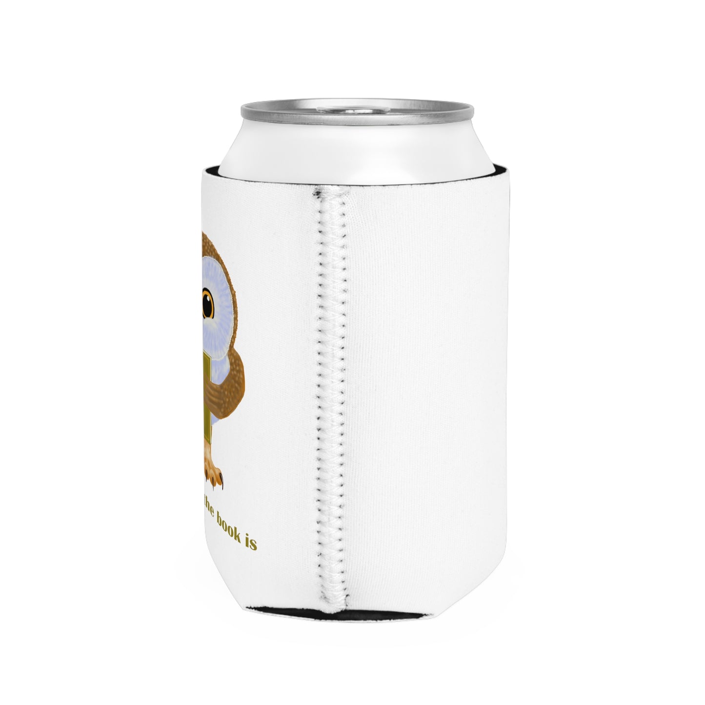 Home Is Where the Book Is Can Cooler Sleeve