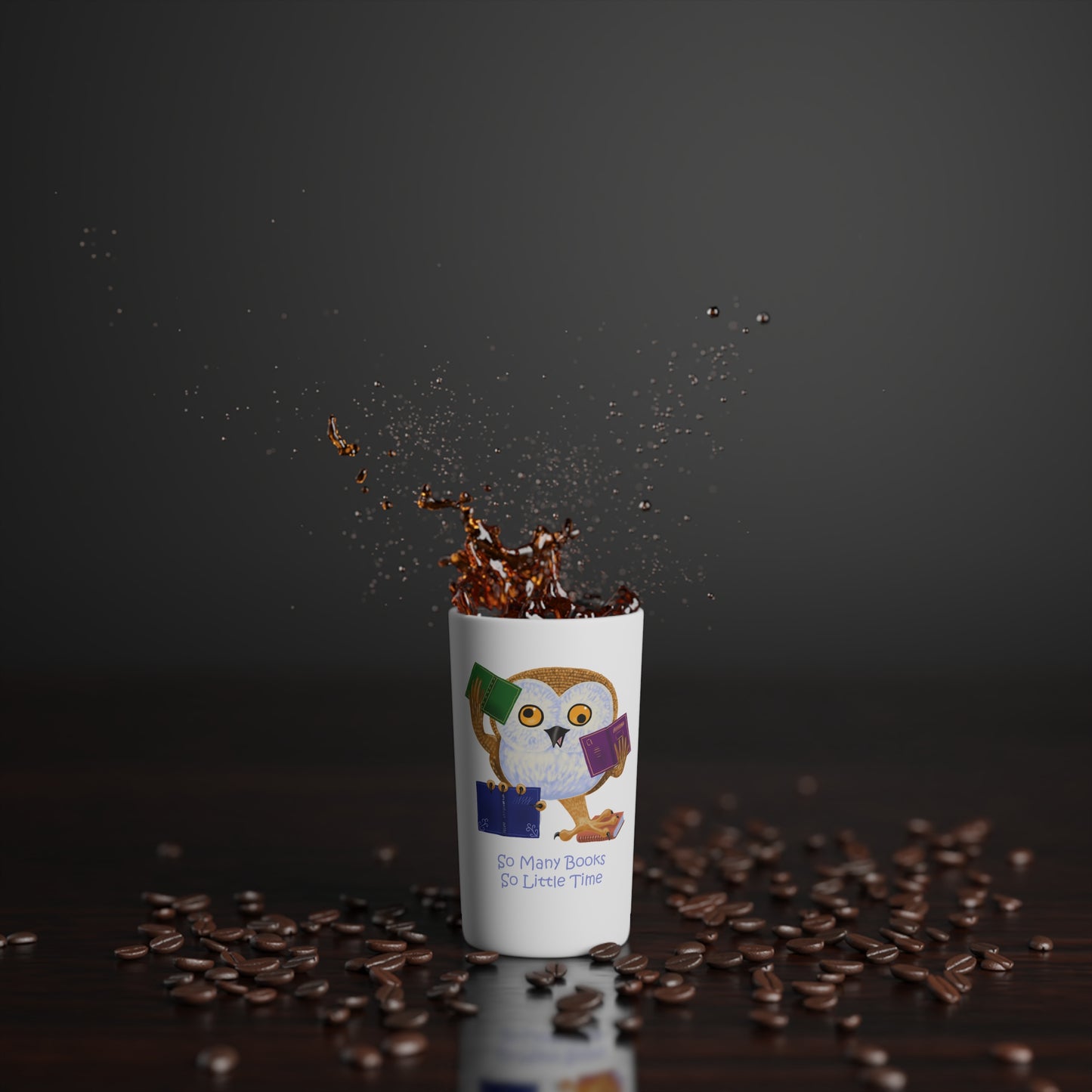 So Many Books So Little Time Conical Coffee Mugs (3oz, 8oz, 12oz)
