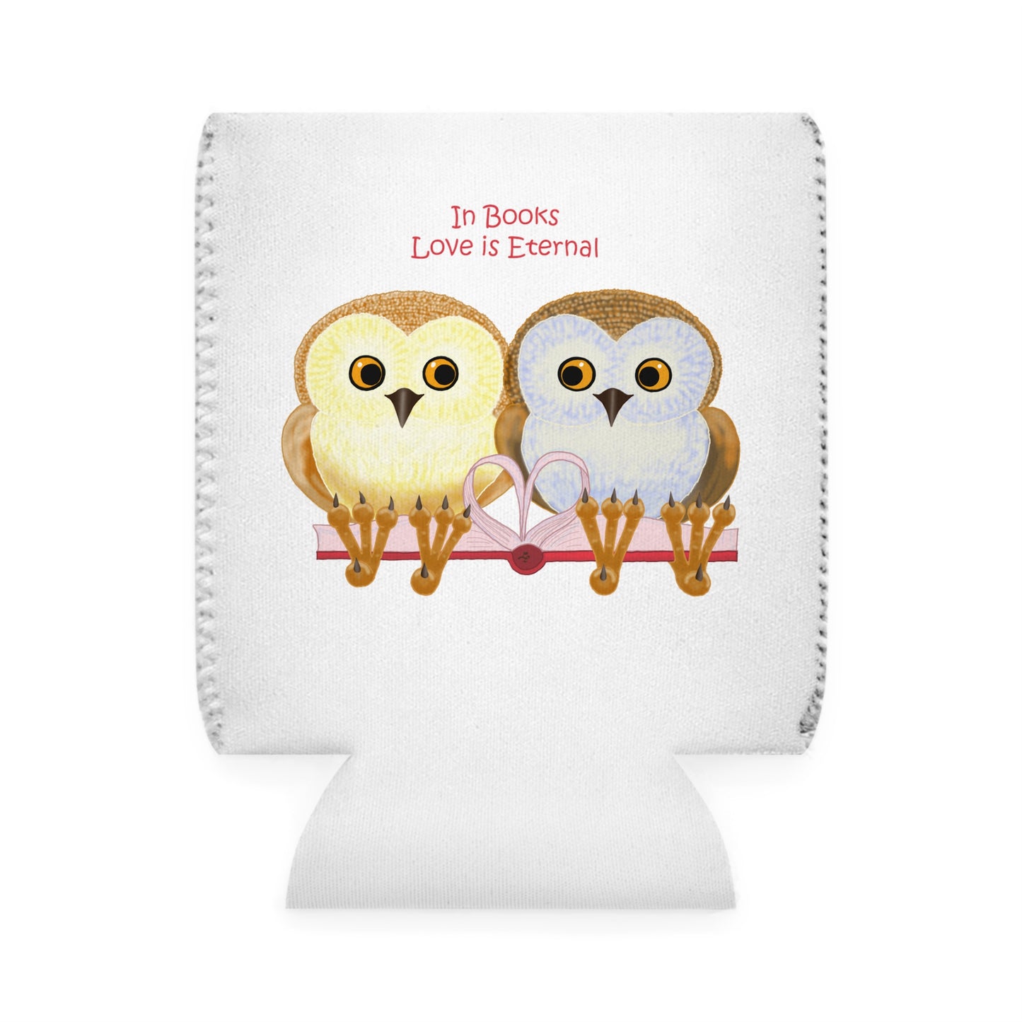 In Books Love Is Eternal Can Cooler Sleeve