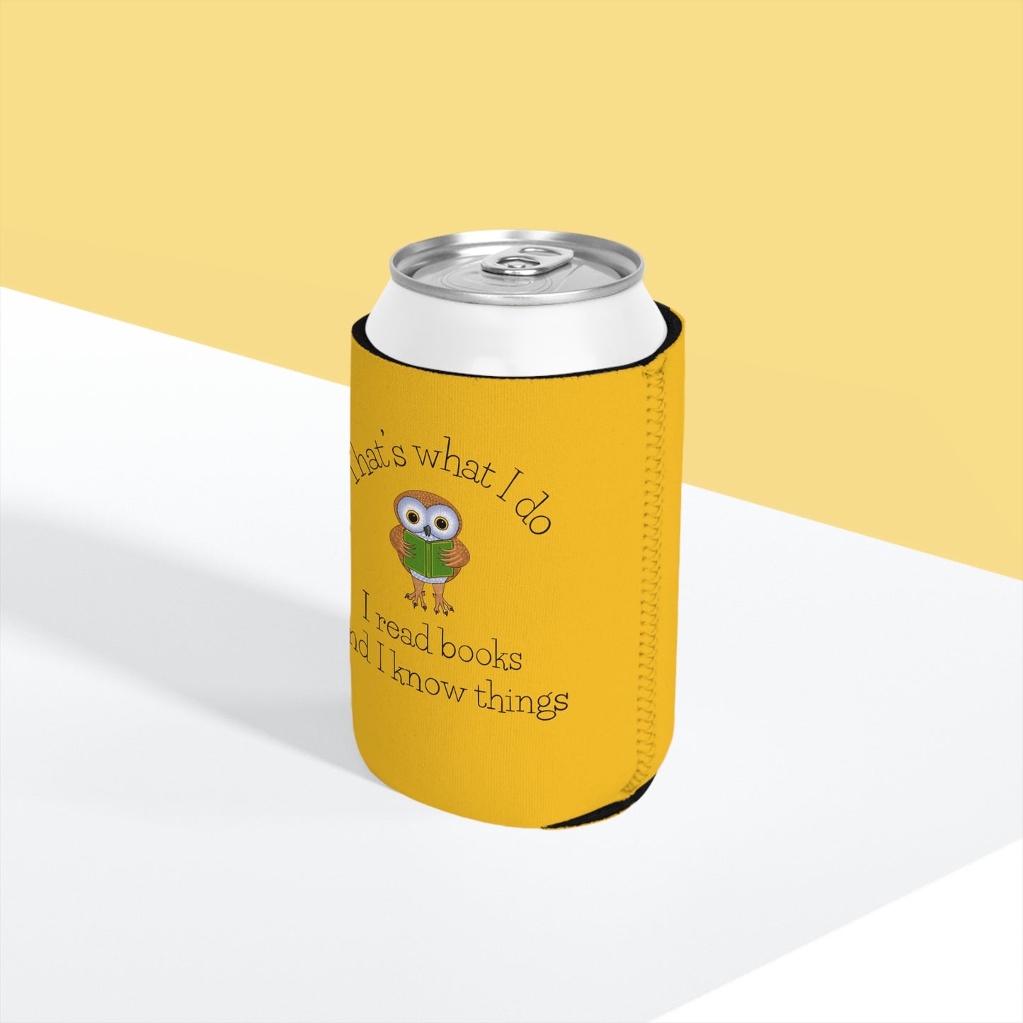 I Read Books and I Know Things Can Cooler Sleeve
