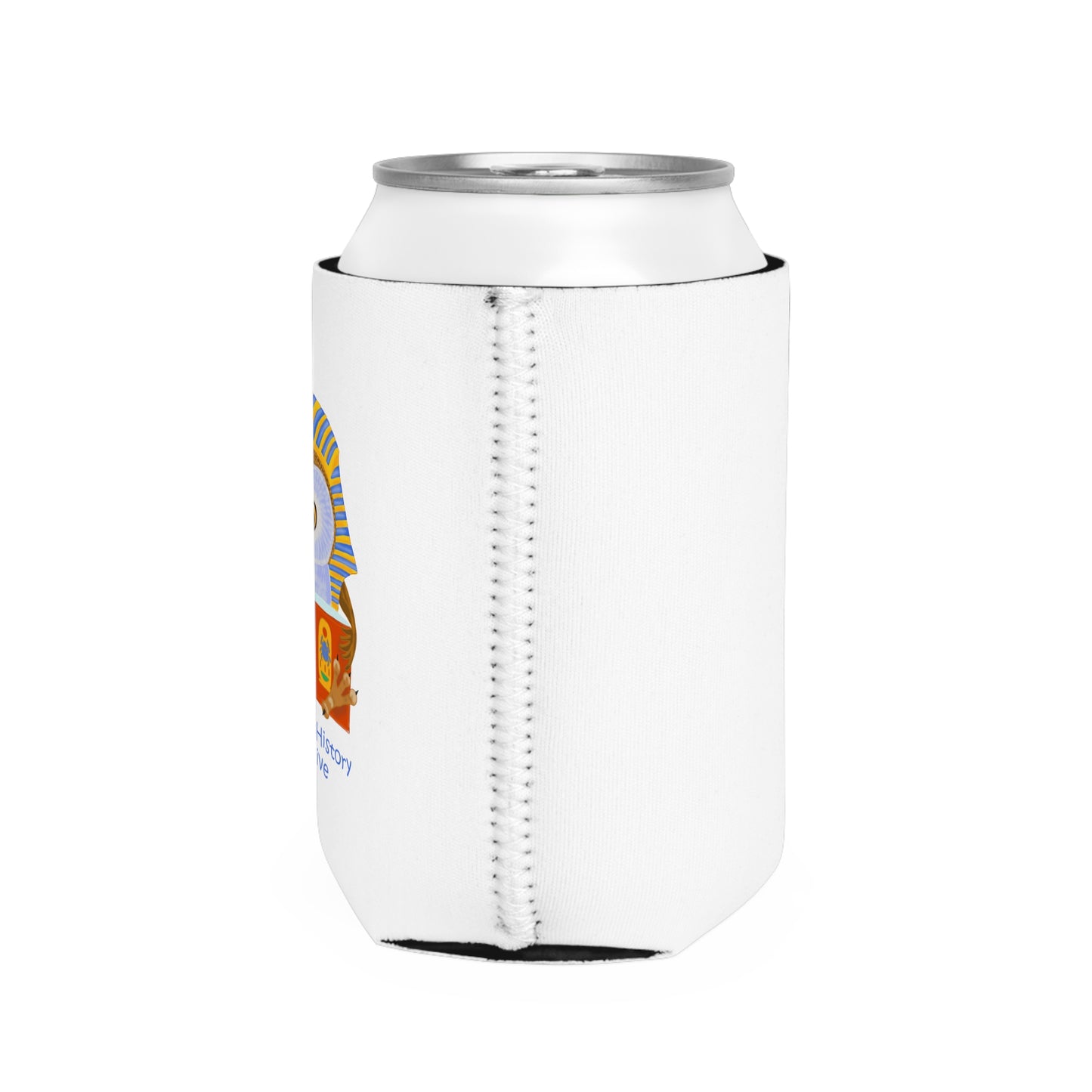 Books make history come alive Can Cooler Sleeve