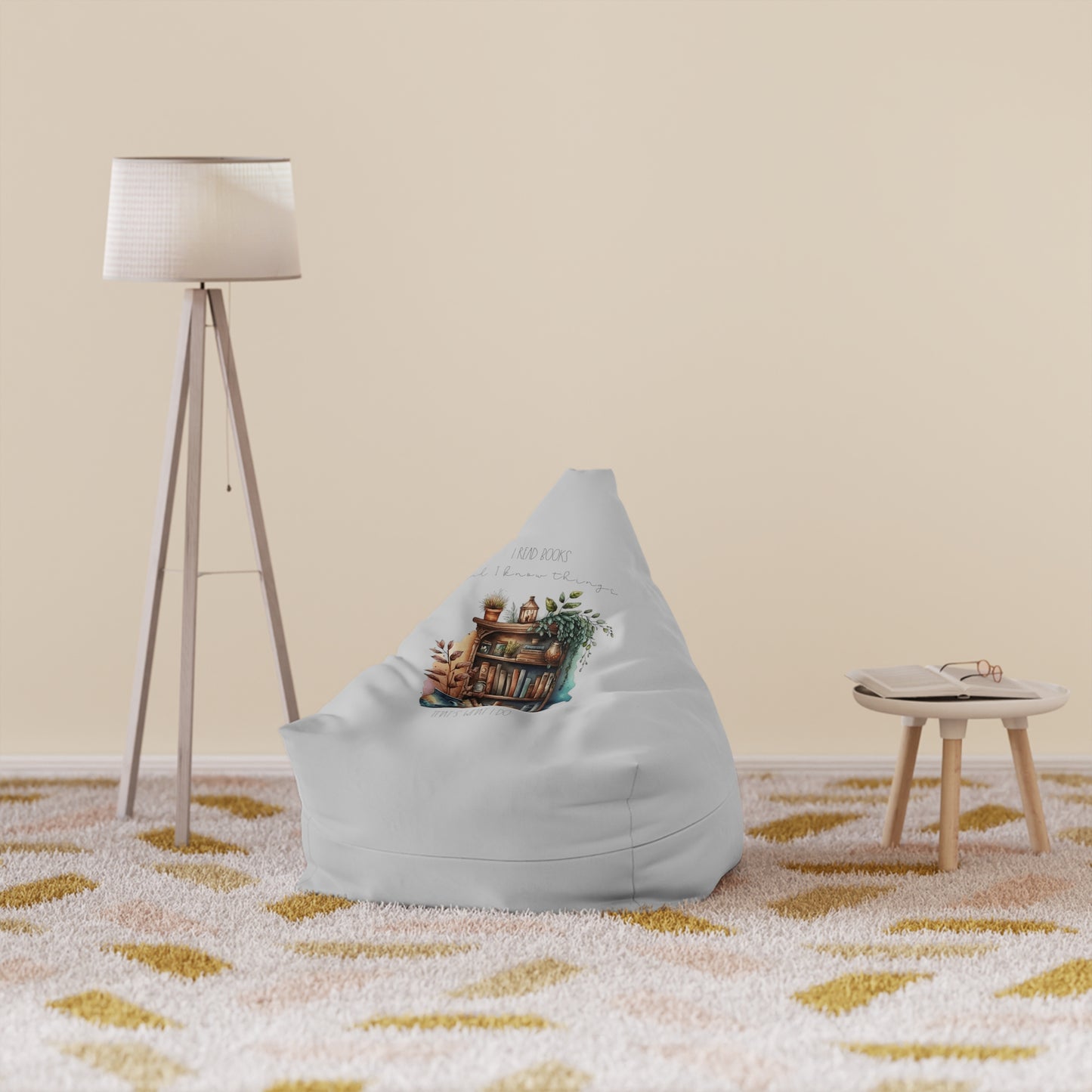 Bean Bag Chair Cover ”I read books and I know things. That’s what I do.”