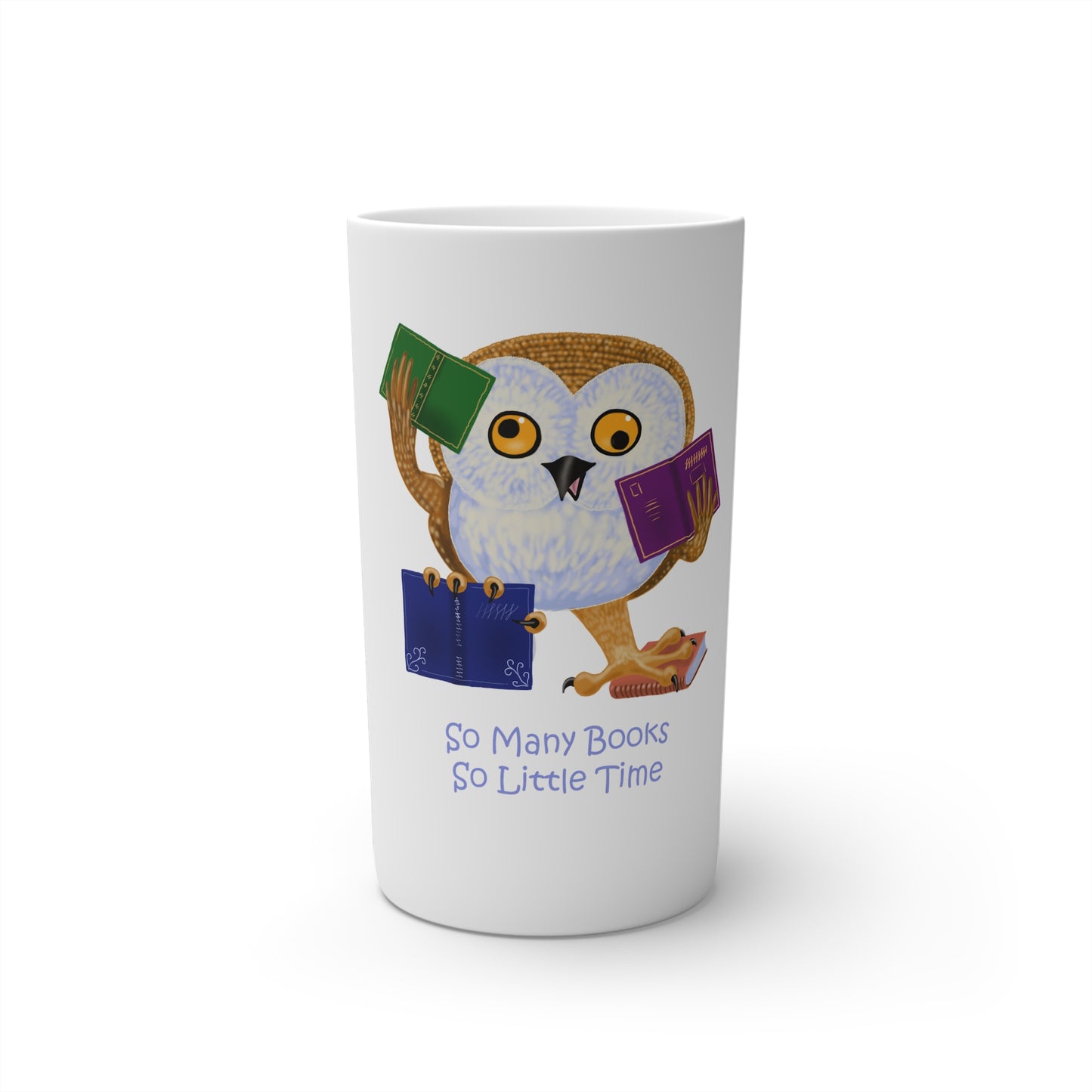 So Many Books So Little Time Conical Coffee Mugs (3oz, 8oz, 12oz)
