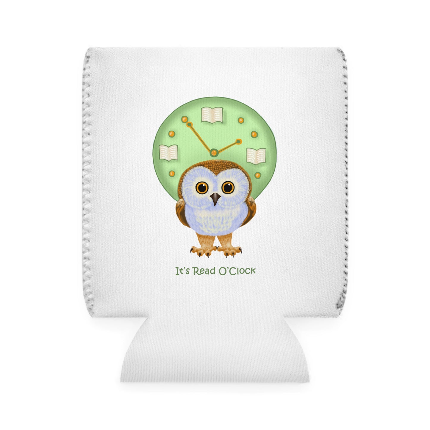 It's Read O'Clock Can Cooler Sleeve