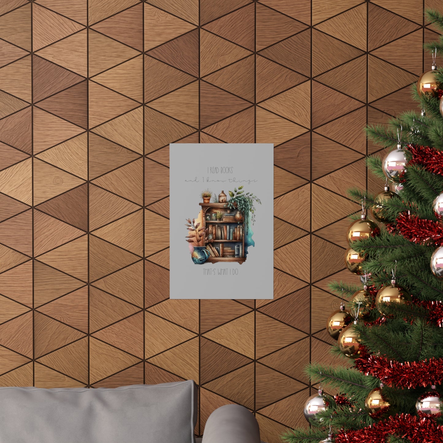 Premium Matte Vertical Posters “I read books and I know things. That’s what I do.”