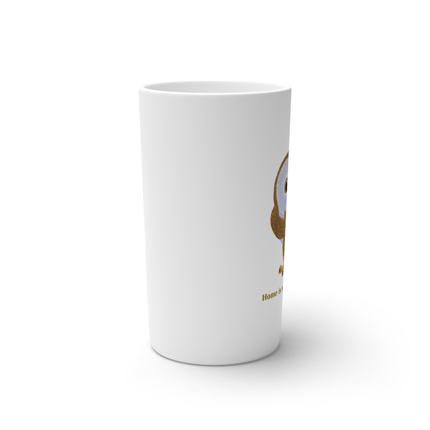 Home Is Where the Book Is Conical Coffee Mugs (3oz, 8oz, 12oz)