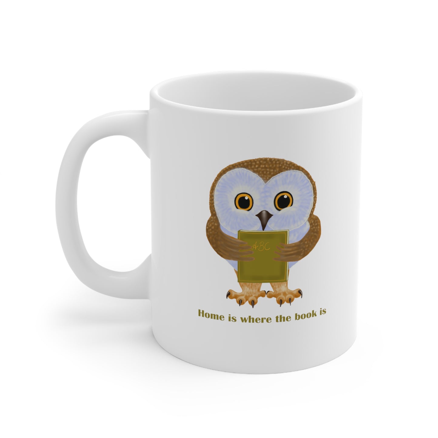 Home is Where the Book Is Ceramic Mug 11oz