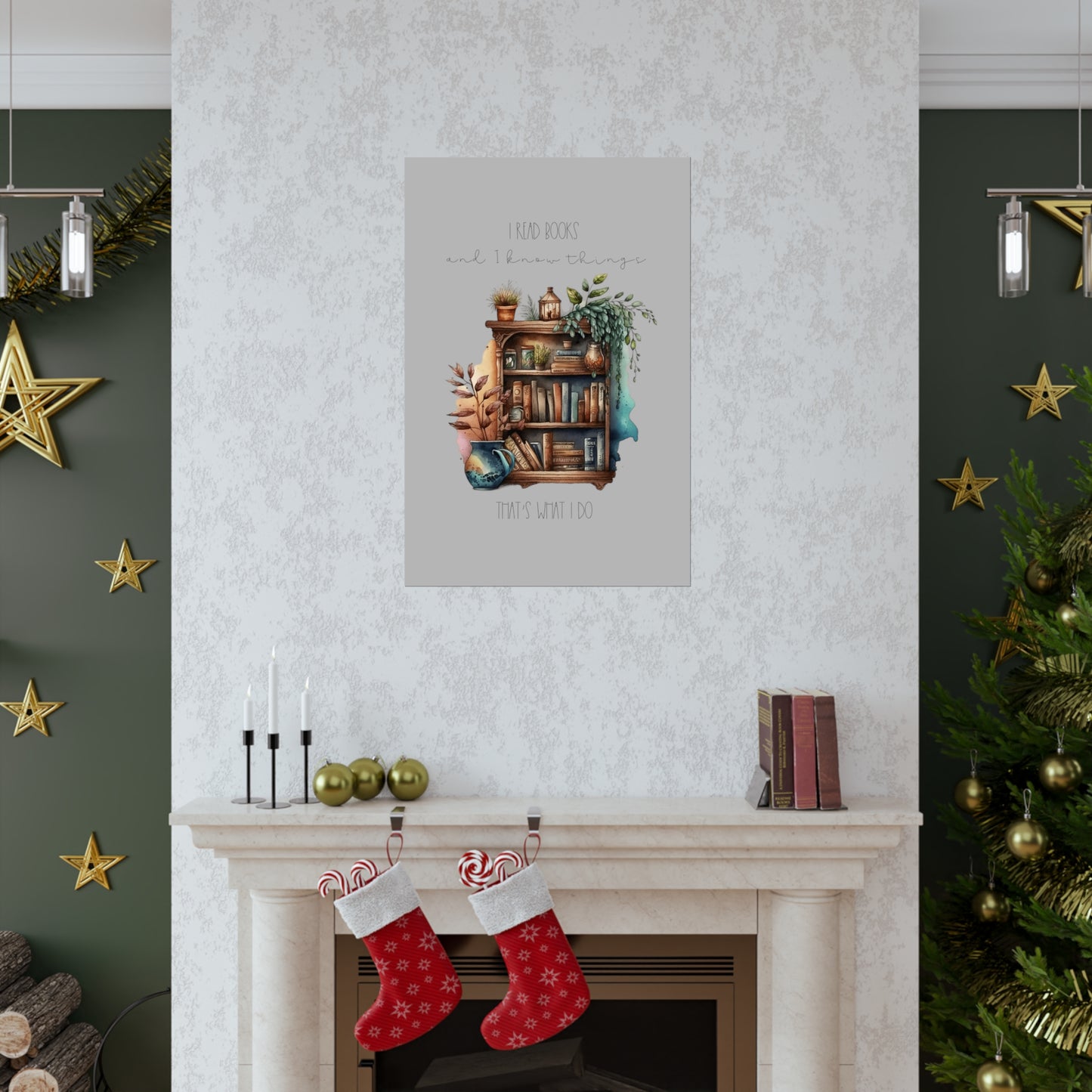 Premium Matte Vertical Posters “I read books and I know things. That’s what I do.”