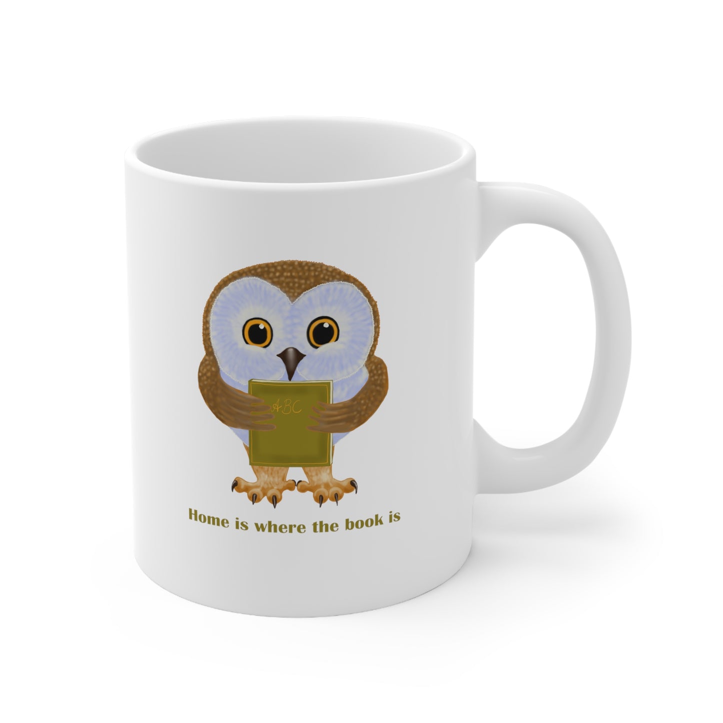Home is Where the Book Is Ceramic Mug 11oz