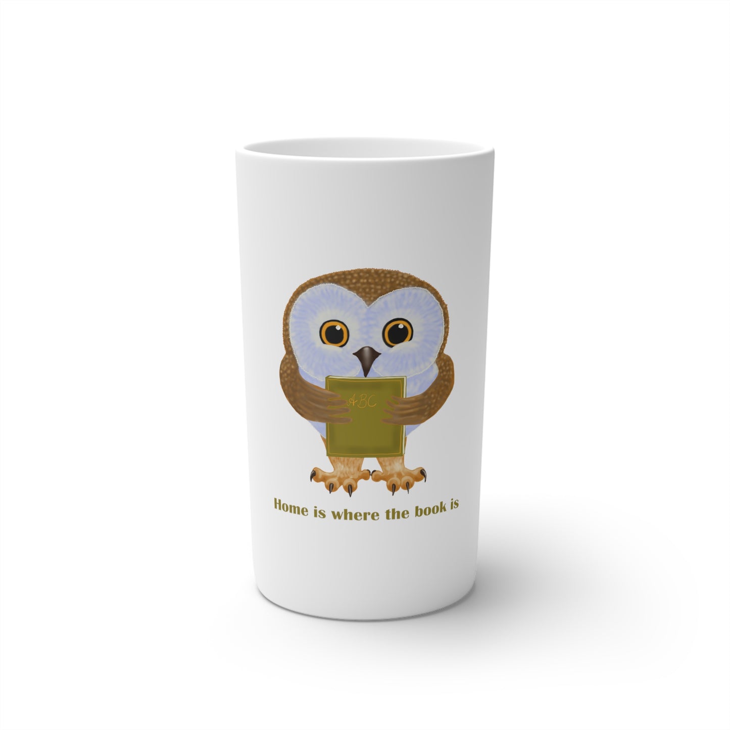 Home Is Where the Book Is Conical Coffee Mugs (3oz, 8oz, 12oz)