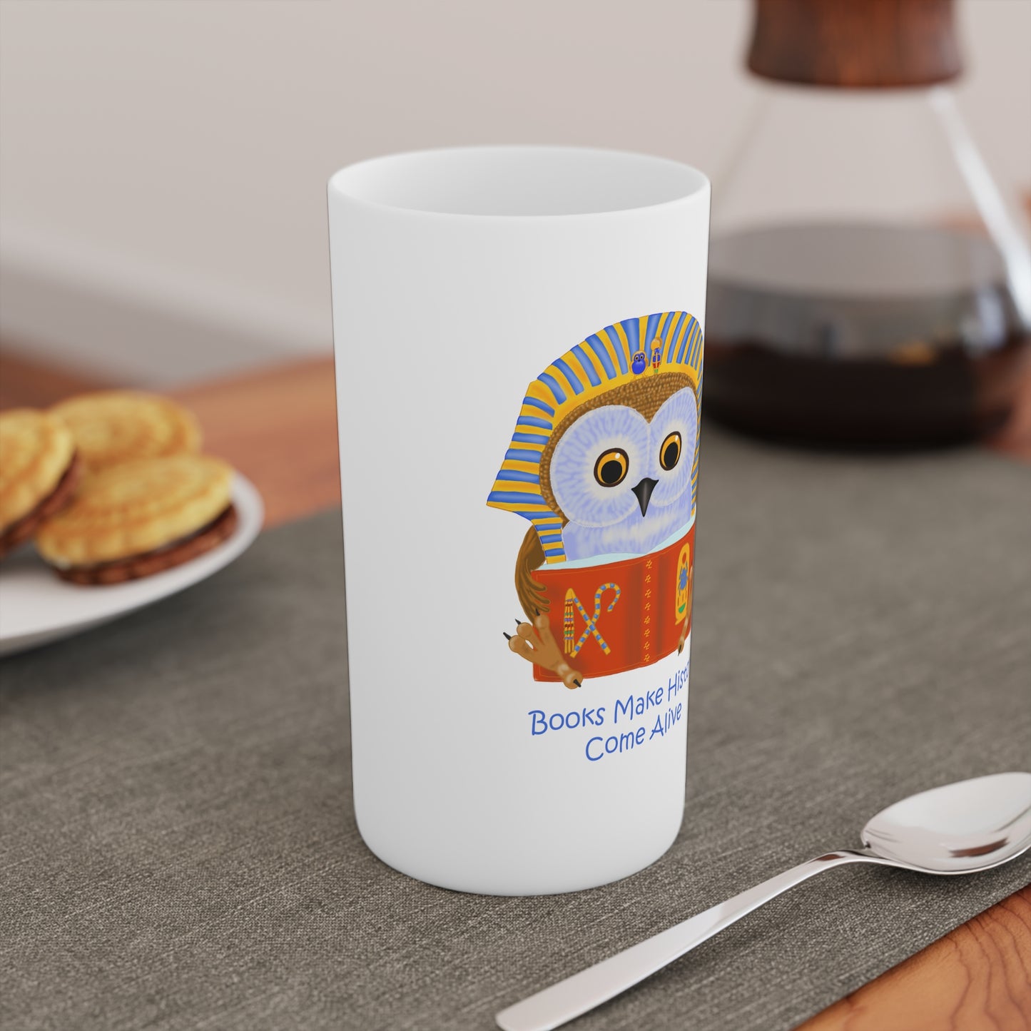 Books make history come alive Conical Coffee Mugs (3oz, 8oz, 12oz)