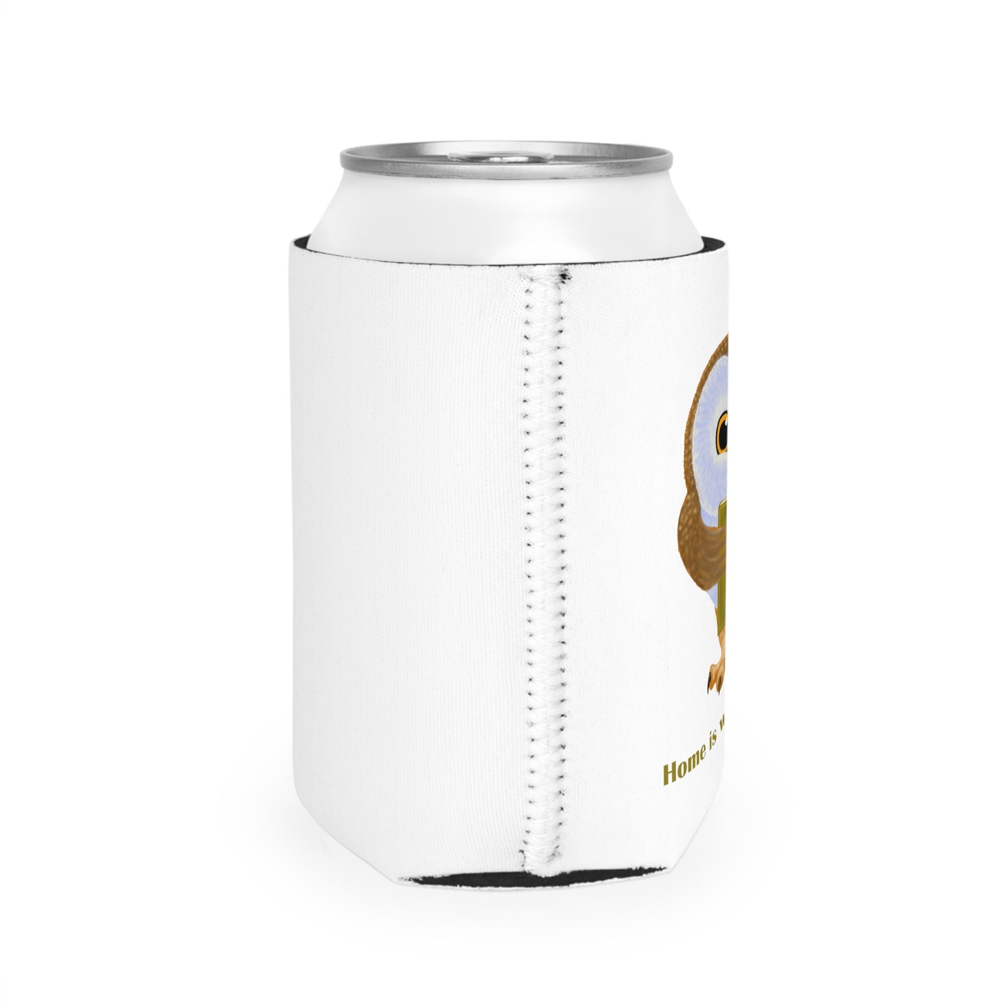 Home Is Where the Book Is Can Cooler Sleeve