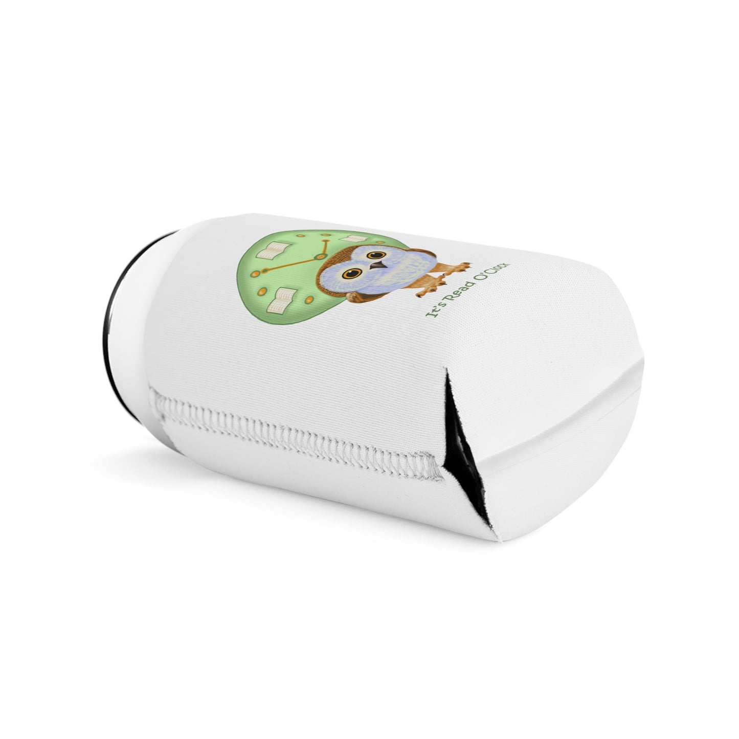 It's Read O'Clock Can Cooler Sleeve