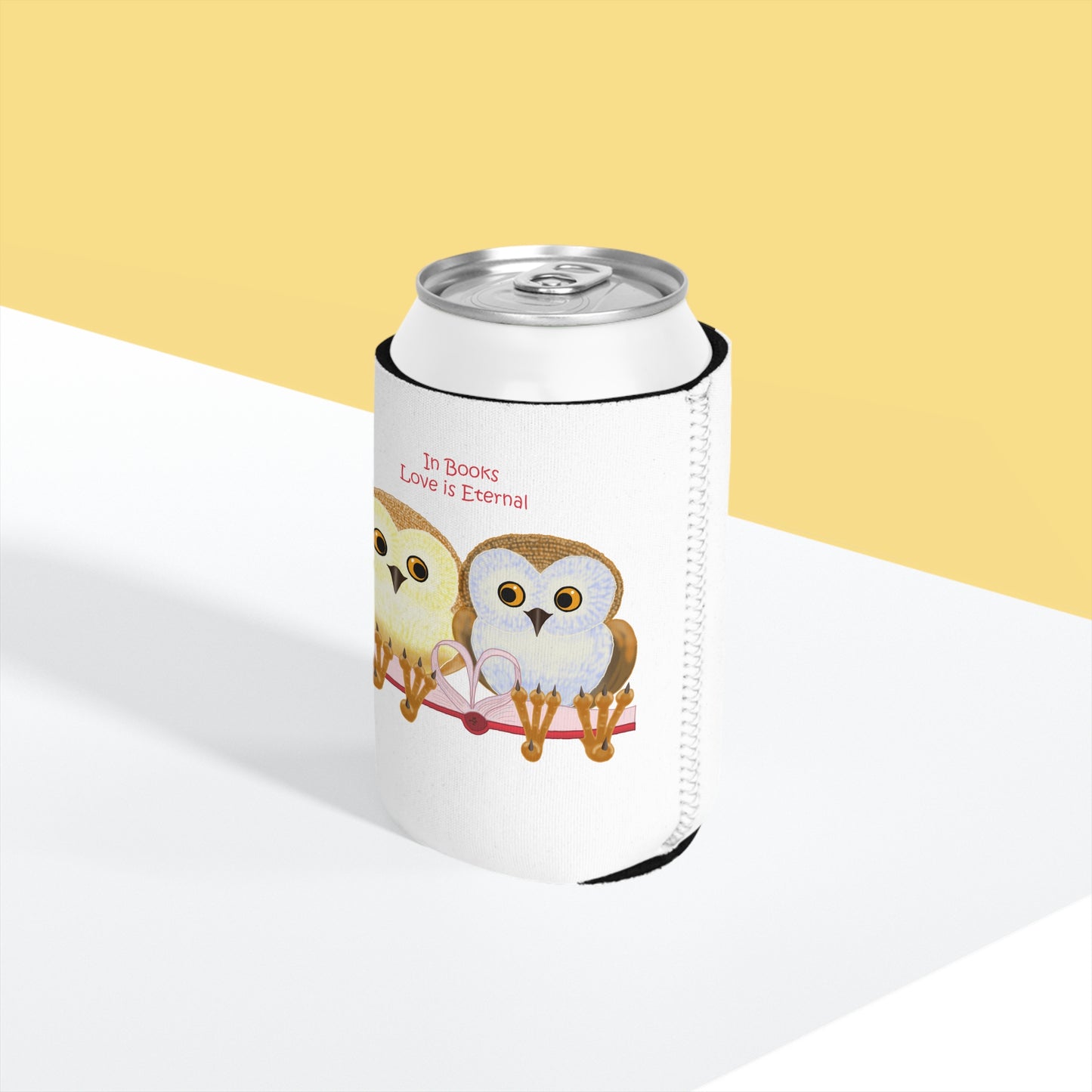 In Books Love Is Eternal Can Cooler Sleeve