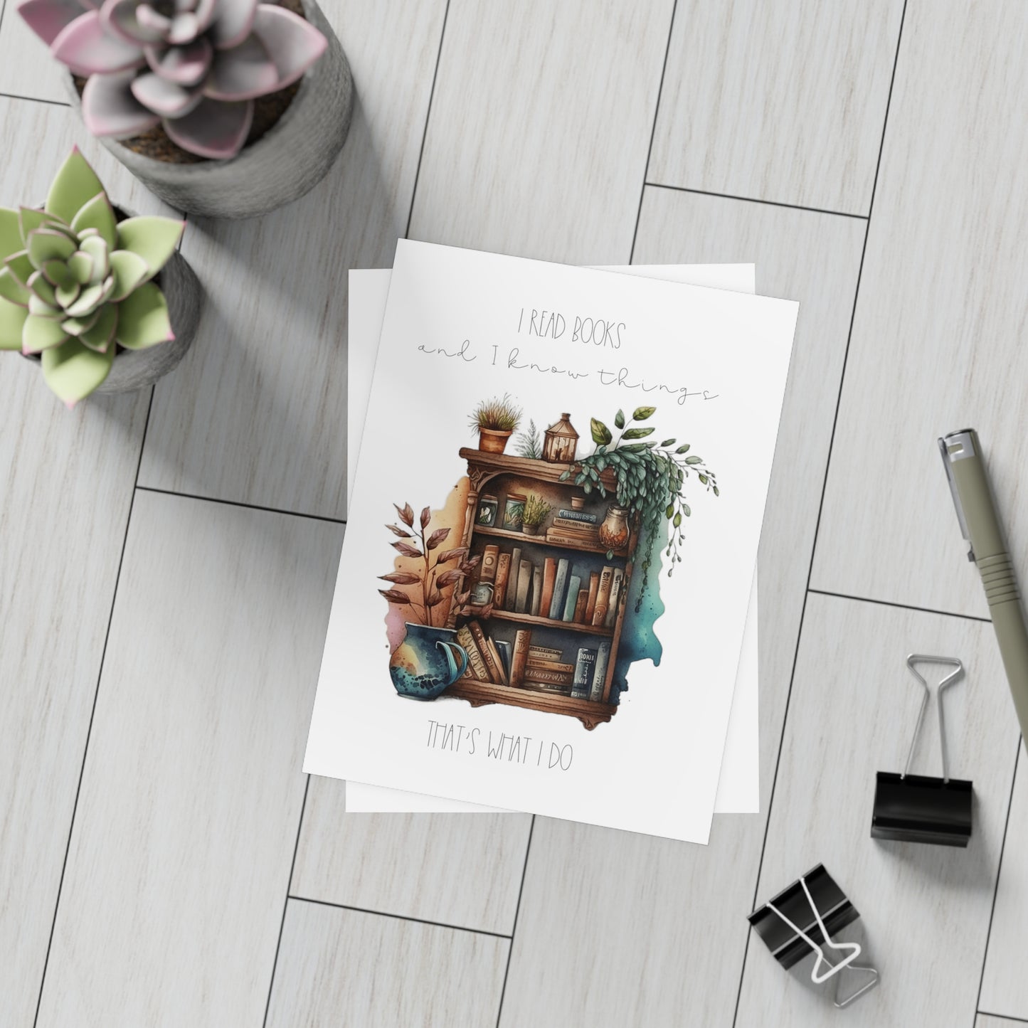 Postcard Bundles (envelopes included) “I read books and I know things. That’s what I do.”